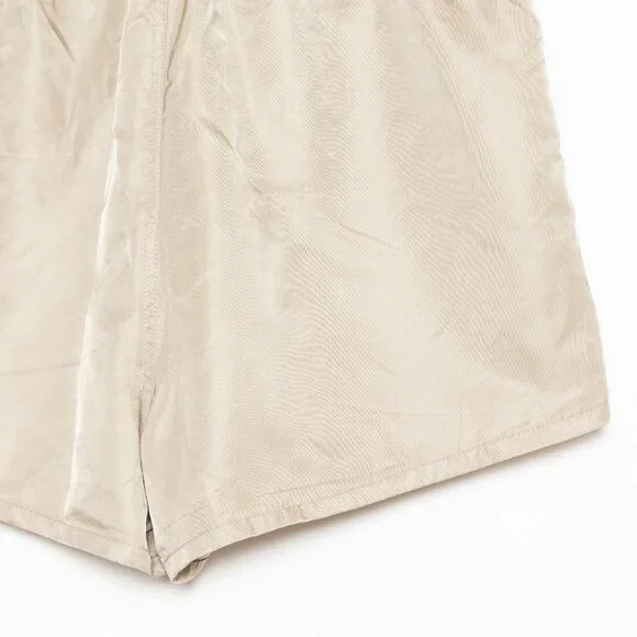 Fear of God Essentials Light Brown Oak Taslan Nylon Shorts - Mens M - Picture 7 of 16